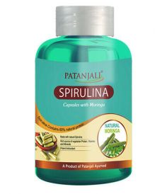 patanjali spirulina capsule with moringa 60 tabs in  by Patanjali Ayurved