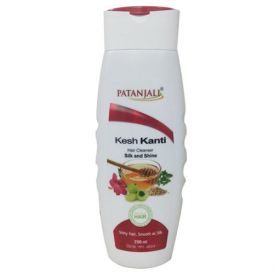 patanjali kesh kanti hair cleanser silk n shine 200ml in  by Patanjali Ayurved Ltd.