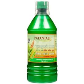 patanjali aloevera juice with fiber orange flr 1ltr in  by Patanjali Ayurved