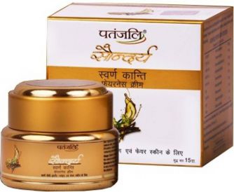 patanjali saundarya swarn kanti fairness cream 15gm in  by Patanjali Ayurved Ltd.